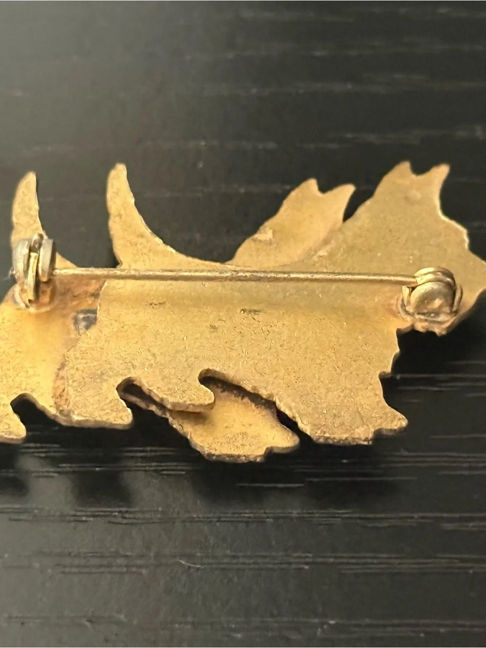 University of Tennessee Knoxville Vintage Gold Tone Scottish Terrier Pin 1794